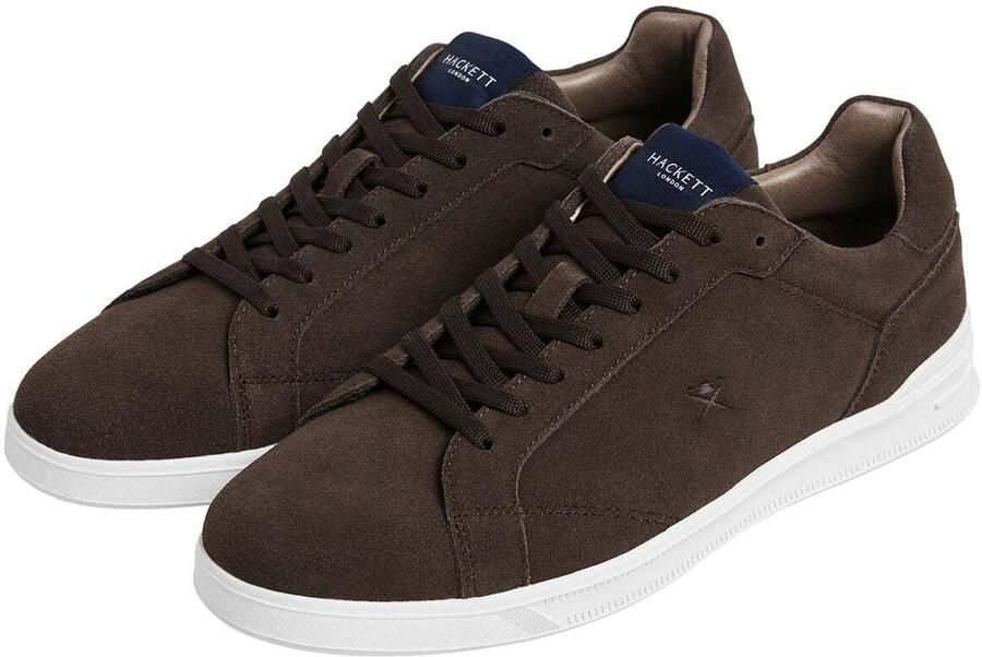 Hackett London Bruine Brando Soft leren sneakers - Foto 3