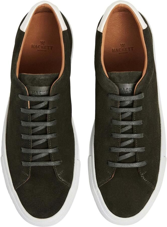 Hackett London Sneakers laag olijfgroen - Foto 3