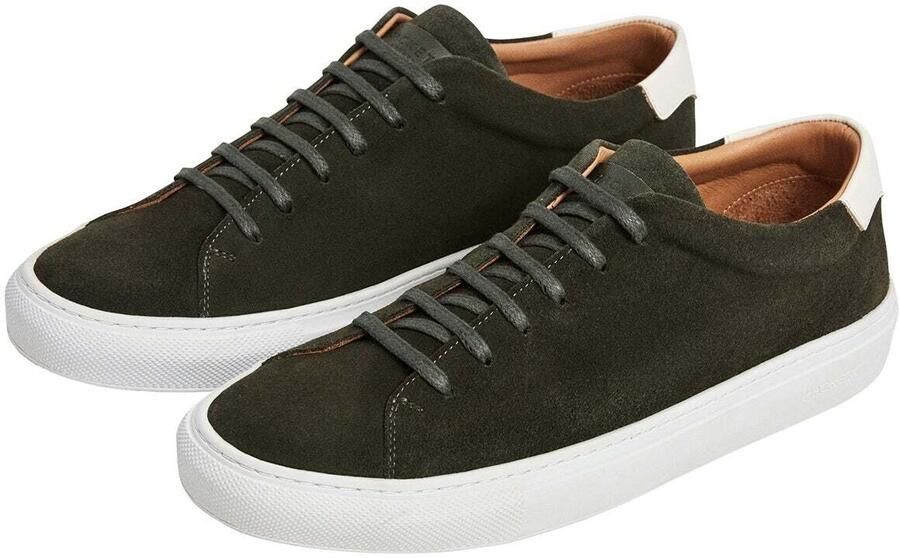 Hackett London Sneakers laag olijfgroen - Foto 4