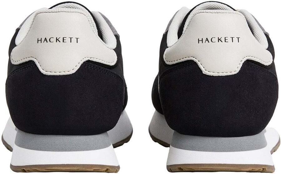 Hackett London Sneakers laag 'Vector Device' grijs zwart wit - Foto 4