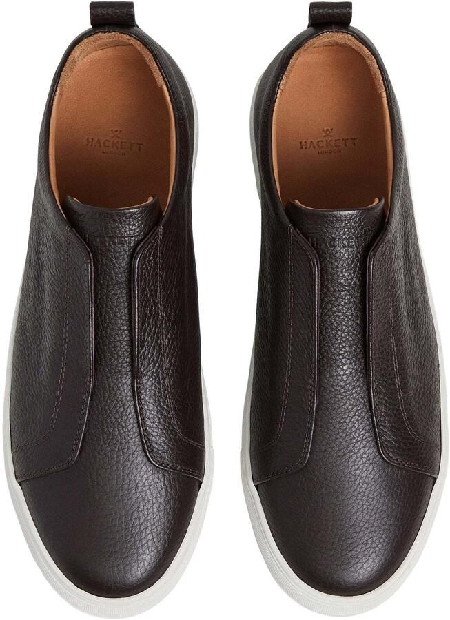 Hackett London Sneakers laag ' VISION PEBBLE ' chocoladebruin - Foto 3