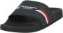 Hackett Slider Sport Slippers Blauw Man - Thumbnail 2