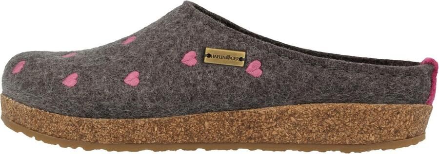Haflinger Pantoffels CUORICINI ANTRA WOLLFILZ CALZ G - Foto 9