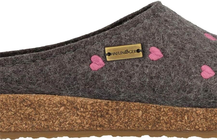 Haflinger Pantoffels CUORICINI ANTRA WOLLFILZ CALZ G - Foto 10