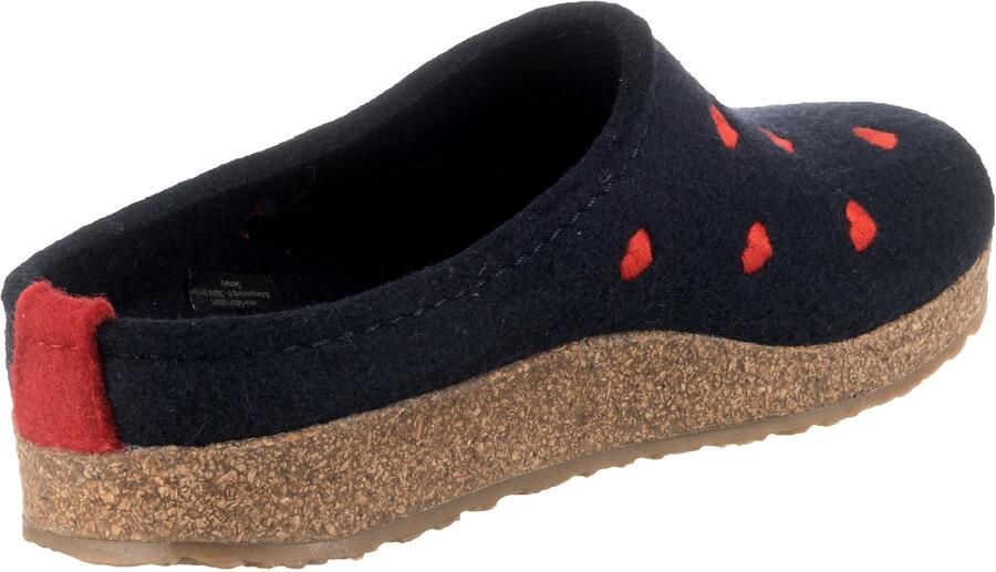 Haflinger Klompen CUORICINI MITTLEBLAU WOLLFILZ CALZ G - Foto 8