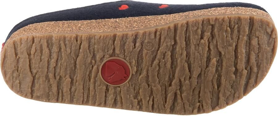 Haflinger Klompen CUORICINI MITTLEBLAU WOLLFILZ CALZ G - Foto 5