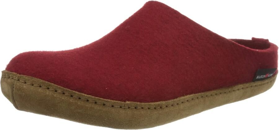 Haflinger Emil's Toffel Pantoffels rood