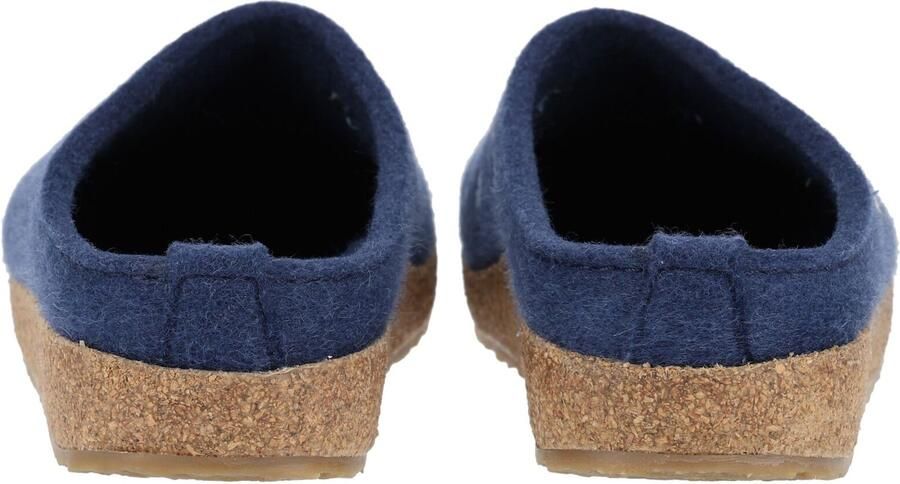 Haflinger Women's Grizzly Cuoricini Pantoffels blauw - Foto 4