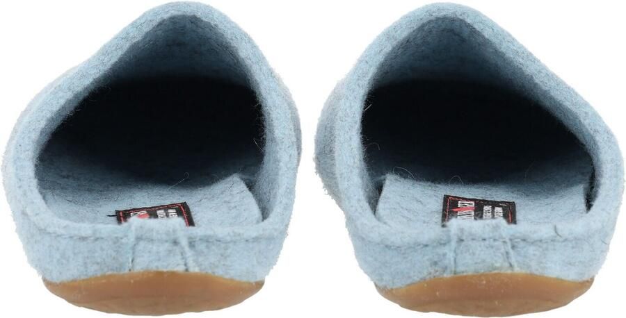 Haflinger Everest Fundus Pantoffels blauw turkoois - Foto 4