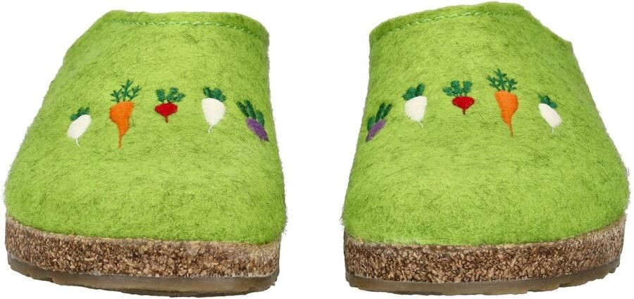 HAFLINGER Huisschoenen groen appel rood wit - Foto 4
