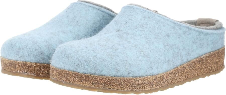 Haflinger Grizzly Kris Pantoffels grijs - Foto 4