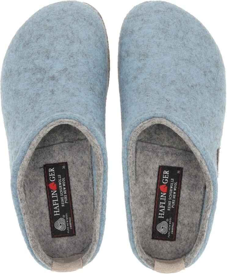 Haflinger Grizzly Kris Pantoffels grijs - Foto 2