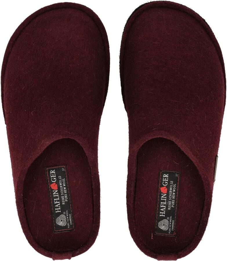 Haflinger dames pantoffels bordeaux - Foto 3