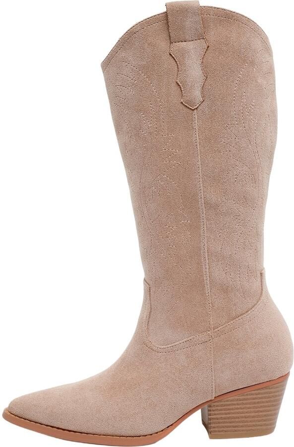 Hailys Cowboylaarzen beige