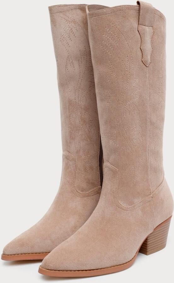 Hailys Cowboylaarzen beige - Foto 3