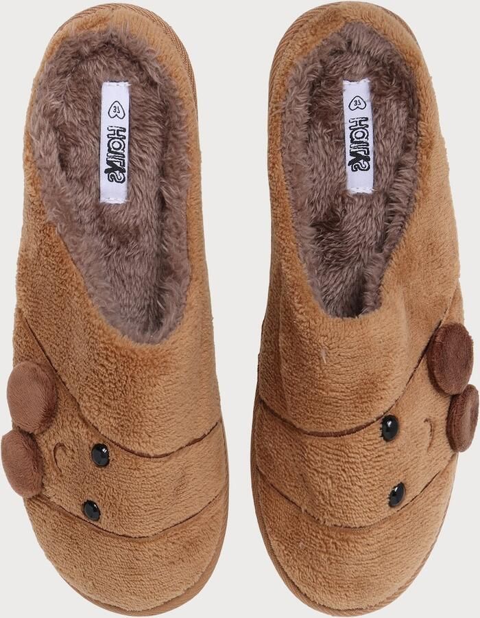 Hailys Huisschoenen 'Cr44ossi' bruin pueblo zwart - Foto 2