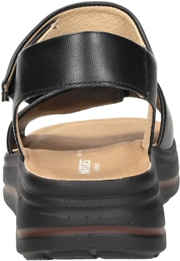 Hartjes 132.2002 10 01.00 H Zwarte Leren Dames Sandalen 100% Chroomvrij Zwart - Foto 4