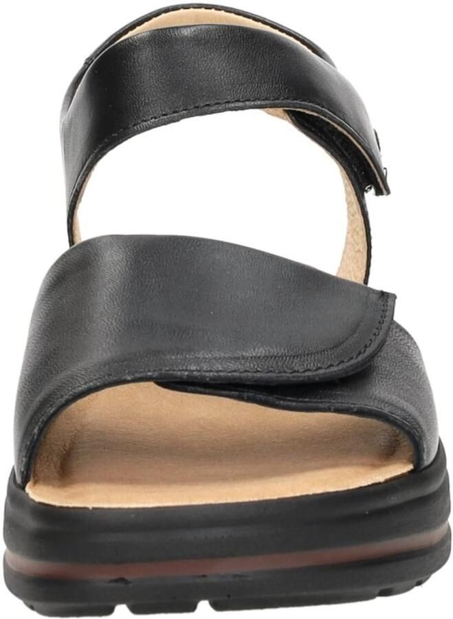 Hartjes 132.2002 10 01.00 H Zwarte Leren Dames Sandalen 100% Chroomvrij Zwart - Foto 3