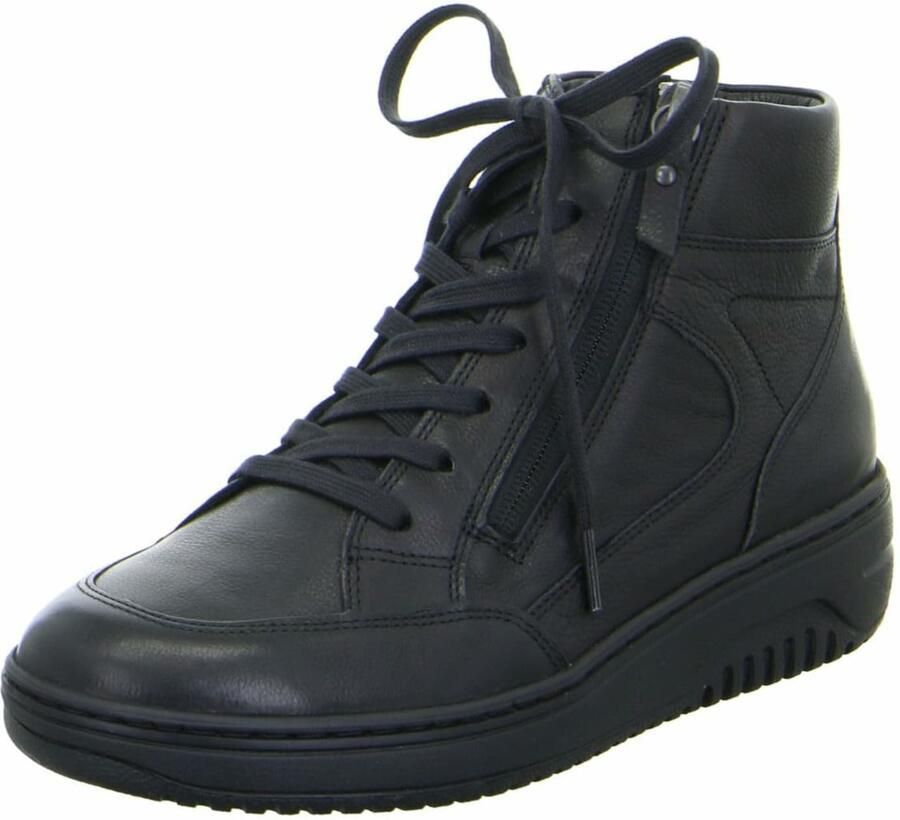 Hartjes Veterlaarsjes black denim
