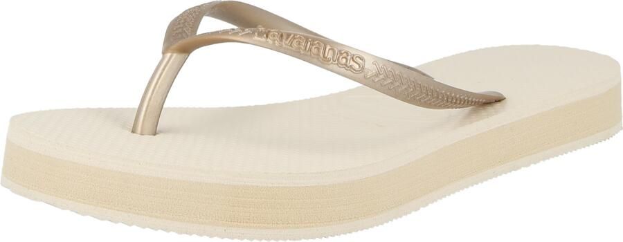 Havaianas Slim Slippers en Sandalen Dames Beige Plastic - Foto 6
