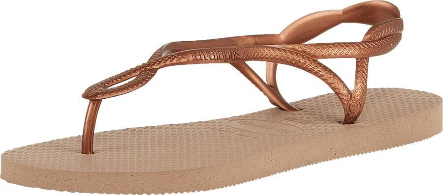 HAVAIANAS Teenslippers Dames Luna Maat: 41 Materiaal: Rubber Kleur: Brons - Foto 18