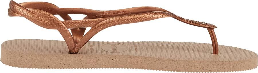 HAVAIANAS Teenslippers Dames Luna Maat: 41 Materiaal: Rubber Kleur: Brons - Foto 20