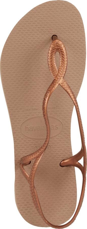 HAVAIANAS Teenslippers Dames Luna Maat: 41 Materiaal: Rubber Kleur: Brons - Foto 19