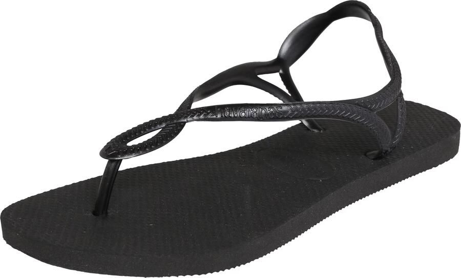 HAVAIANAS Teenslippers Dames Luna Maat: 41 Materiaal: Rubber Kleur: Zwart - Foto 13