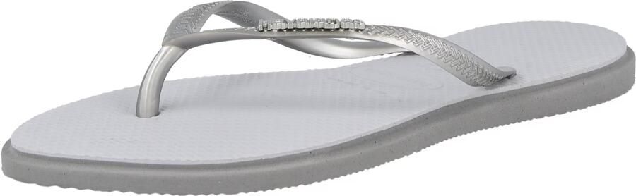 HAVAIANAS Teenslippers Dames Slim Point Maat: 37 38 Materiaal: Rubber Kleur: Zilver - Foto 6