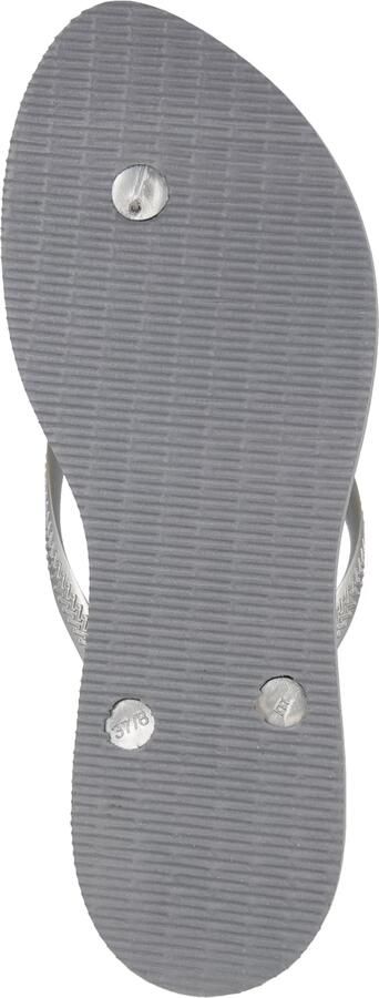 HAVAIANAS Teenslippers Dames Slim Point Maat: 37 38 Materiaal: Rubber Kleur: Zilver - Foto 8