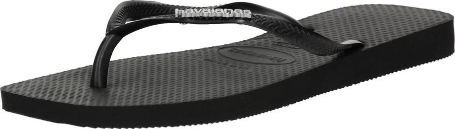 Havaianas Women's Slim Square Logo Metallic Sandalen zwart - Foto 7