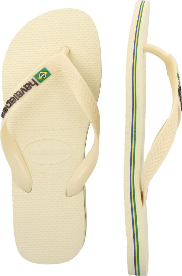 Havaianas Brasil Logo Slippers en Sandalen Dames Geel Plastic - Foto 7