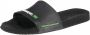Havaianas Brasil Slide Slippers Unisex zwart wit groen - Thumbnail 3