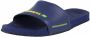 Havaianas Brasil Slide Slippers Unisex donker blauw geel - Thumbnail 5