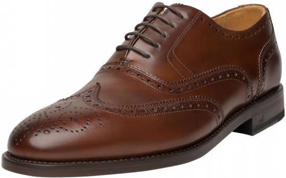 Henry Stevens Derby van leer met vetersluiting model 'Winston'