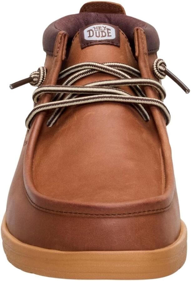 HEY DUDE Chukka Boots 'Wally Mid GripR Leather' bruin - Foto 3