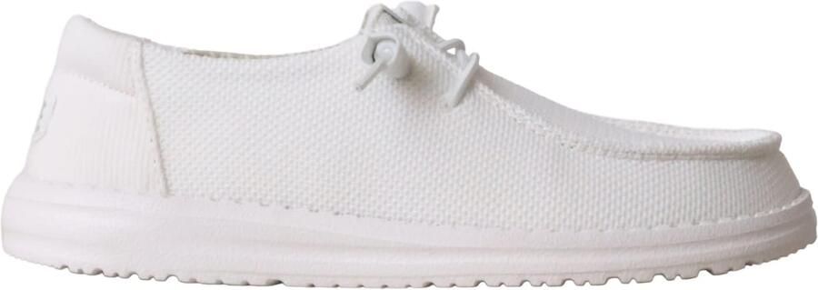 HEYDUDE Hey Dude Wendy Stretch Sox Dames Mocassins Wit Eva Schuim Inlegzool Flex & Fold Technologie