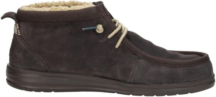 HEYDUDE Wally Mid GripR Warmth Heren Instappers Mole Brown