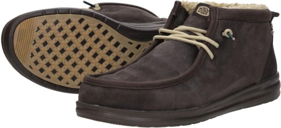 HEYDUDE Wally Mid GripR Warmth Heren Instappers Mole Brown - Foto 7