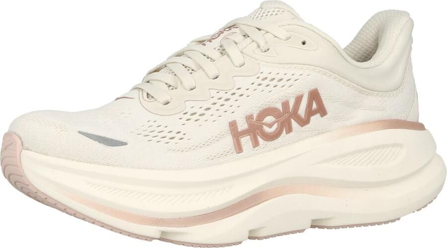 HOKA Loopschoen 'BONDI 9' crème rose-goud donkergrijs - Foto 3