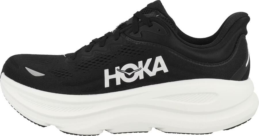 HOKA Loopschoen 'Bondi 9' lichtgrijs zwart wit - Foto 4