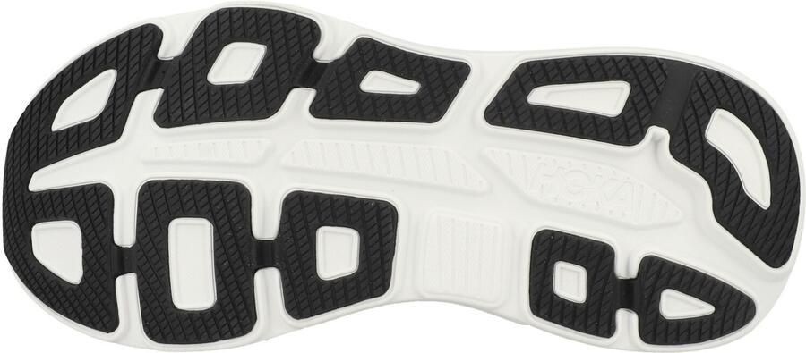 HOKA Loopschoen 'Bondi 9' lichtgrijs zwart wit - Foto 5
