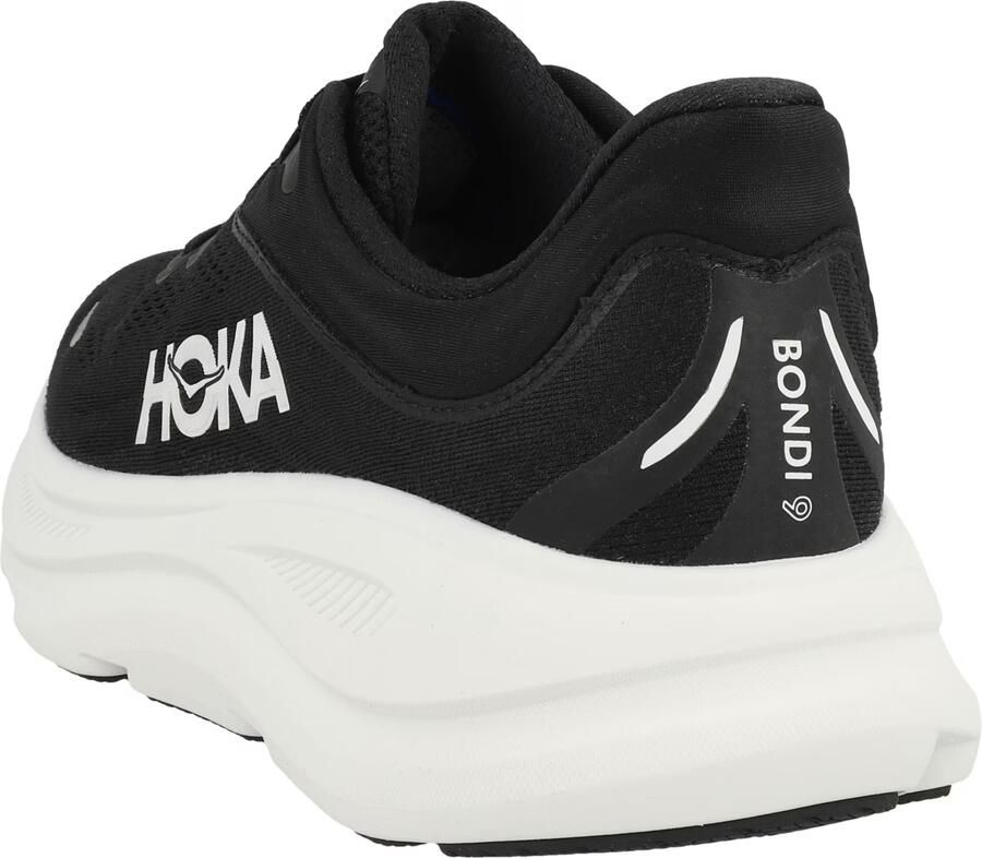 HOKA Loopschoen 'Bondi 9' lichtgrijs zwart wit - Foto 3