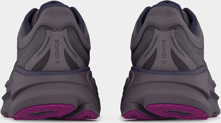 HOKA Women's Bondi 9 Hardloopschoenen Regular grijs - Foto 5