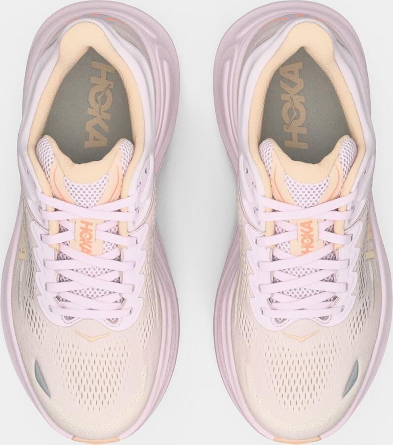 HOKA Women's Bondi 9 Hardloopschoenen Regular roze - Foto 4