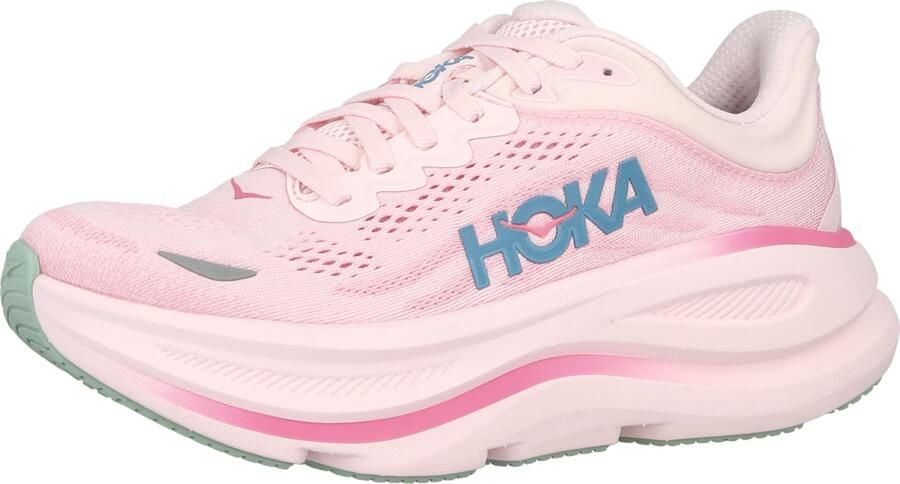 HOKA Women's Bondi 9 Hardloopschoenen Regular roze - Foto 3