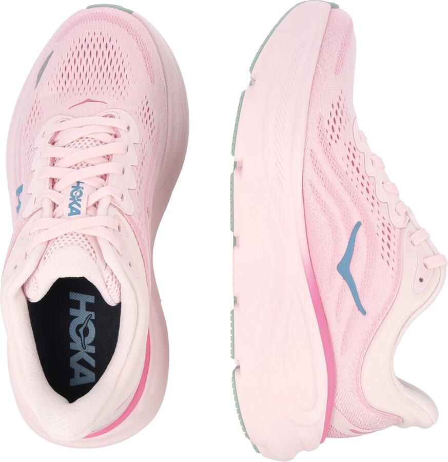 HOKA Women's Bondi 9 Hardloopschoenen Regular roze - Foto 4