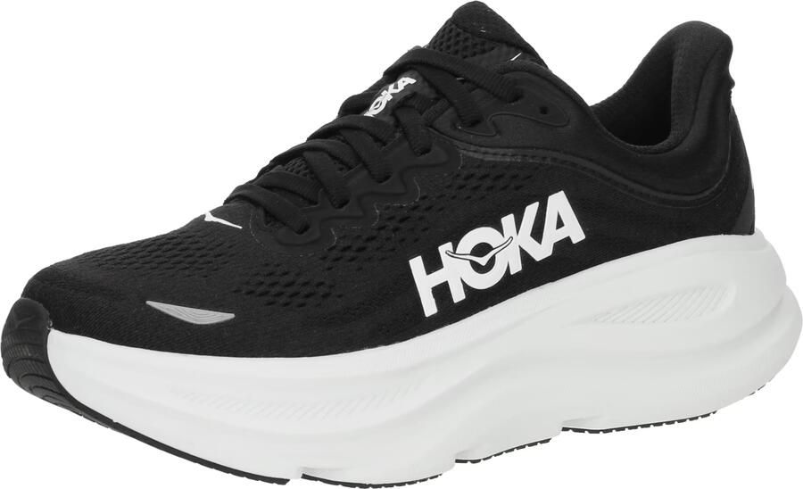 Hoka Bondi 9 Hardloopschoenen Zwart Wit- 1 3 Dames - Foto 2