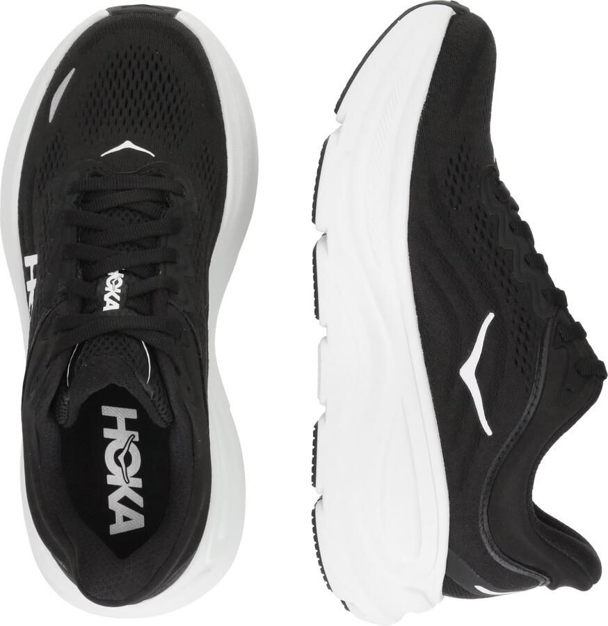 Hoka Bondi 9 Hardloopschoenen Zwart Wit- 1 3 Dames - Foto 3