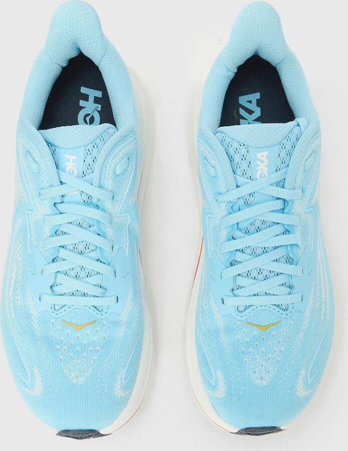 HOKA Loopschoen 'Clifton 10' hemelsblauw pastelblauw donkergeel wit - Foto 3